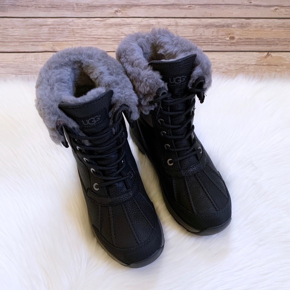 UGG Adirondack III Black Waterproof Boots - Picture 5 of 11